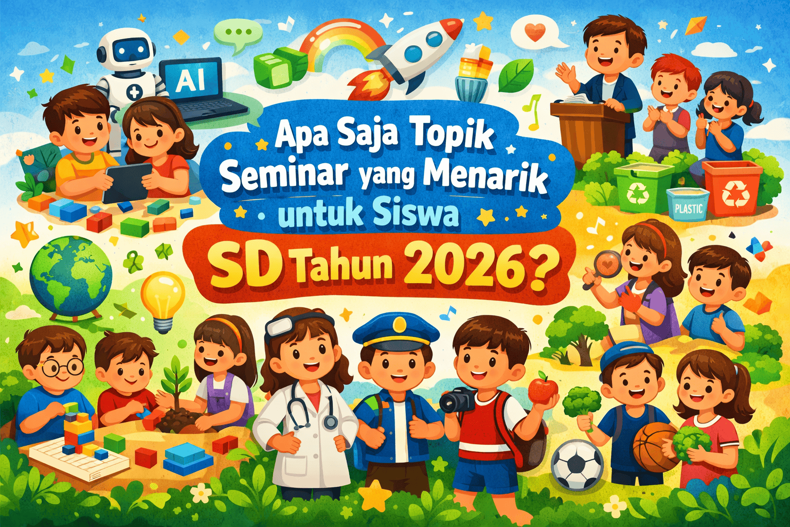 Apa Saja Topik Seminar yang Menarik untuk Siswa SD Tahun 2026 Excitus Event Organizer Jakarta Tangerang Jabodetabek