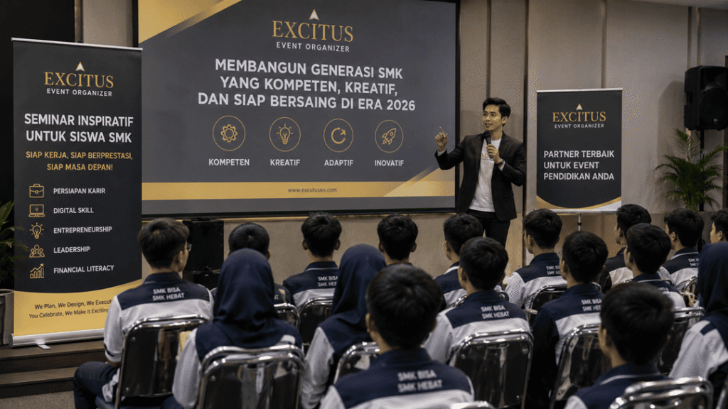 Apa Saja Topik Seminar yang Menarik untuk Siswa SMK Tahun 2026 Excitus Event Organizer Jakarta Tangerang Jabodetabek